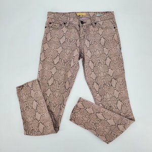 Sanctuary The Charmer Snake Print Skinny Jeans